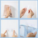idrop Wall Mounted Dirty Clothes Mesh Laundry Basket / Bakul Jaring Baju Basuhan / (强力胶)网格脏衣篮