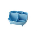 idrop Multifunction Storage Box For Stationary & Makeup / Kotak Penyimpanan Barang Pelbagai Guna Alat Tulis Dan Alatan Solek / 塑料桌面文具收纳盒