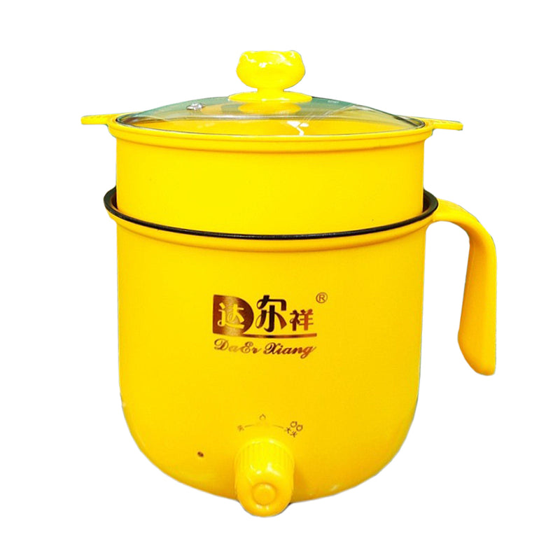 idrop [ 18CM ] 1.5 Liter Double Layer Electric Cooking Pot & Steamer 800W / Periuk Memasak dan Stim Elektrik / 18CM双层旋钮电煮锅(防烫格 )(800W)