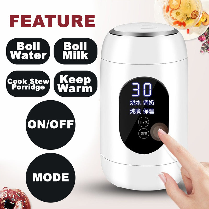 idrop 700ml Portable Electric Cooking Multifunction Kettle Cup Flask