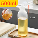 idrop [ 300ml / 500ml ] Kitchen Seasoning Oil Bottle High Temperature Resistant PP5 Material / Botol Sos Minyak / 味全尖叫油瓶pp5油瓶控量调料瓶挤压油壶塑料家用厨房专用喷油瓶