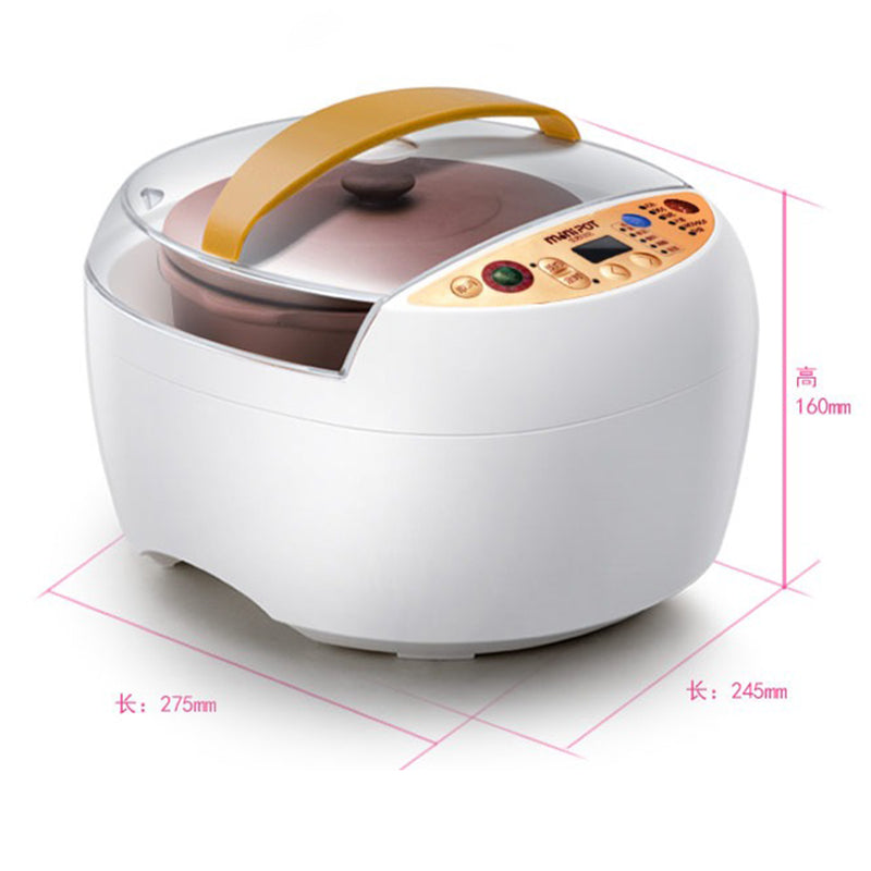 idrop [ 2L ] Minipot Multifunction Electric Cooking Stew Pot Cooker with Ceramic Stew Pot [ 1 Big Pot 4 Small Pot ]