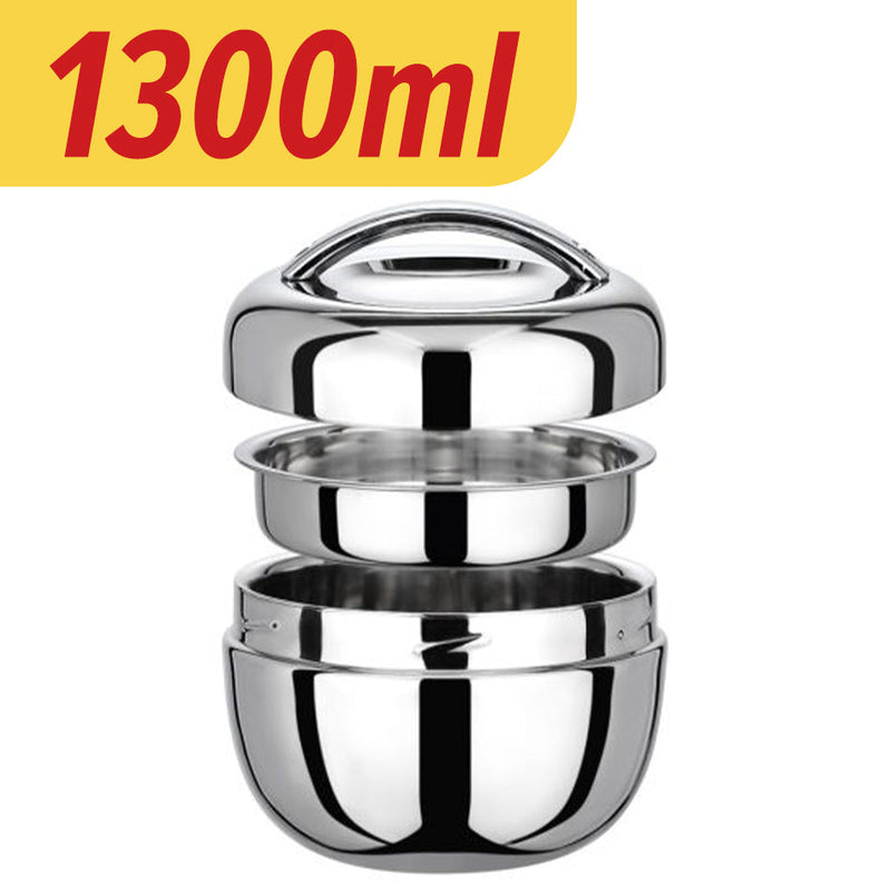 idrop [ 1000ml / 1300ml ] Stainless Steel Food Lunch Box Container / Bekal Makanan Keluli Tahan Karat / 不锈钢食品饭盒容器