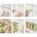 idrop [ 10 SLOT ] Wall Mounted Spice Bag Storage Rack / Rak Gantung Perencah Plastik / 调料包壁挂收纳架