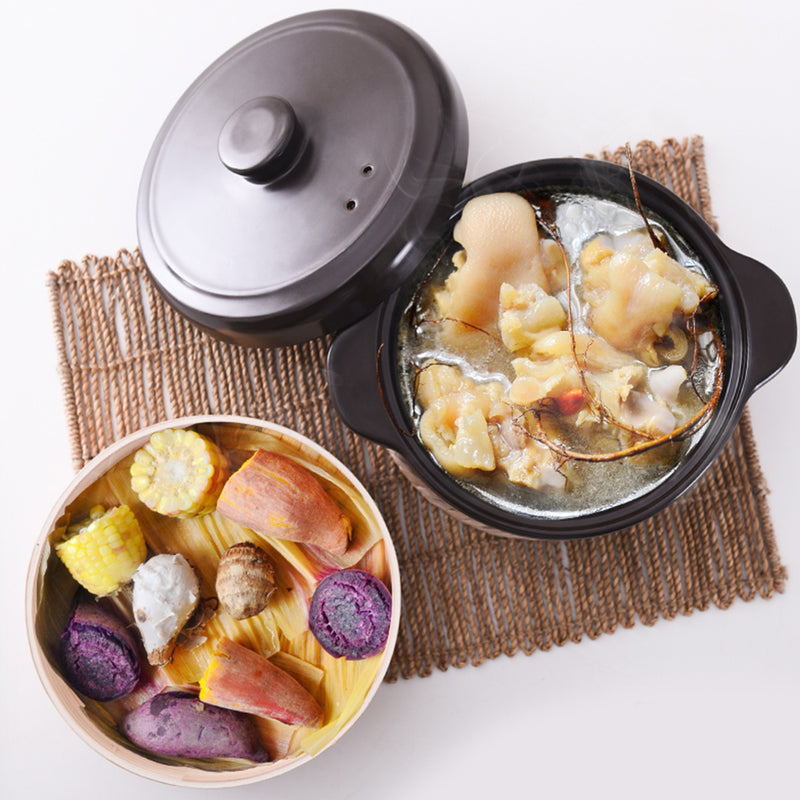 idrop 30CM 2 Layer Alluminium Alloy Cooking Steamer Stew Pot Casserole