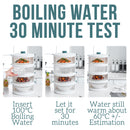 idrop [ 5 LAYER ] Multilayer Stackable Heat Insulation Food Meal Dish Storage