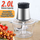 idrop [ 2 IN 1 ] 2 LITER Meat Grinder Blender with Glass Body & Stainless Steel Blade 220V-240V 50Hz [ 250W ] / 2in1 Mesin Pengisar Daging Badan Gelas / 带玻璃机身和不锈钢刀片的绞肉机搅拌机