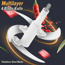 idrop [ 2 IN 1 ] 2 LITER Meat Grinder Blender with Glass Body & Stainless Steel Blade 220V-240V 50Hz [ 250W ] / 2in1 Mesin Pengisar Daging Badan Gelas / 带玻璃机身和不锈钢刀片的绞肉机搅拌机