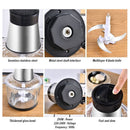 idrop [ 2 IN 1 ] 2 LITER Meat Grinder Blender with Glass Body & Stainless Steel Blade 220V-240V 50Hz [ 250W ] / 2in1 Mesin Pengisar Daging Badan Gelas / 带玻璃机身和不锈钢刀片的绞肉机搅拌机