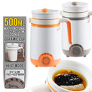 idrop 500ml Multi-functional  Electric Slow Cooker Ceramic Stew Cup
