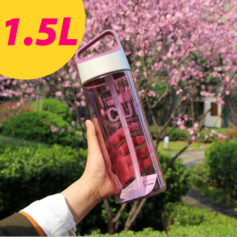 idrop [ 1500ml / 2000ml ] YIBEN - Outdoor Sports Drinking Water Cup Bottle / Botol Air Minuman / 太空吸水杯(亿本舒心水壶