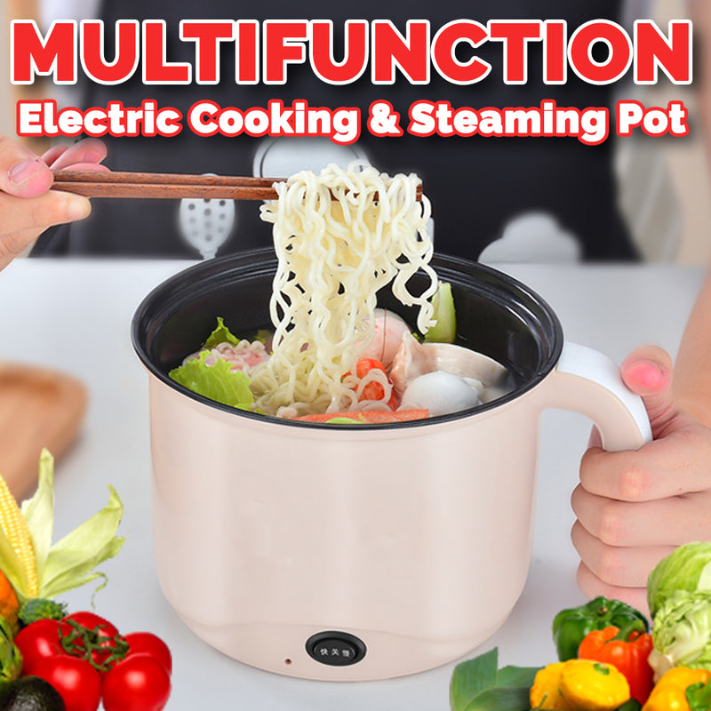 idrop 1.5L GX 2 LAYER Multifunction Non-stick Stainless Steel Electric Cooking Steam Pot