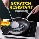 idrop 28cm Multifunction Kitchen Cooking Fry Pan with Glass Lid Cover