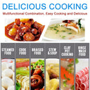 idrop [ 28CM ] 2 Layer Stainless Steel Cooking Wok Pot & Steamer / Periuk Memasak dan Masak Stim / 2层不锈钢炒锅和蒸锅