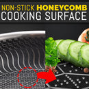 idrop 28/30CM Nonstick Stainless Steel Cooking Wok Frying Pan