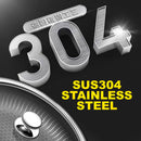 idrop 28cm Multifunction Kitchen Cooking Fry Pan with Glass Lid Cover