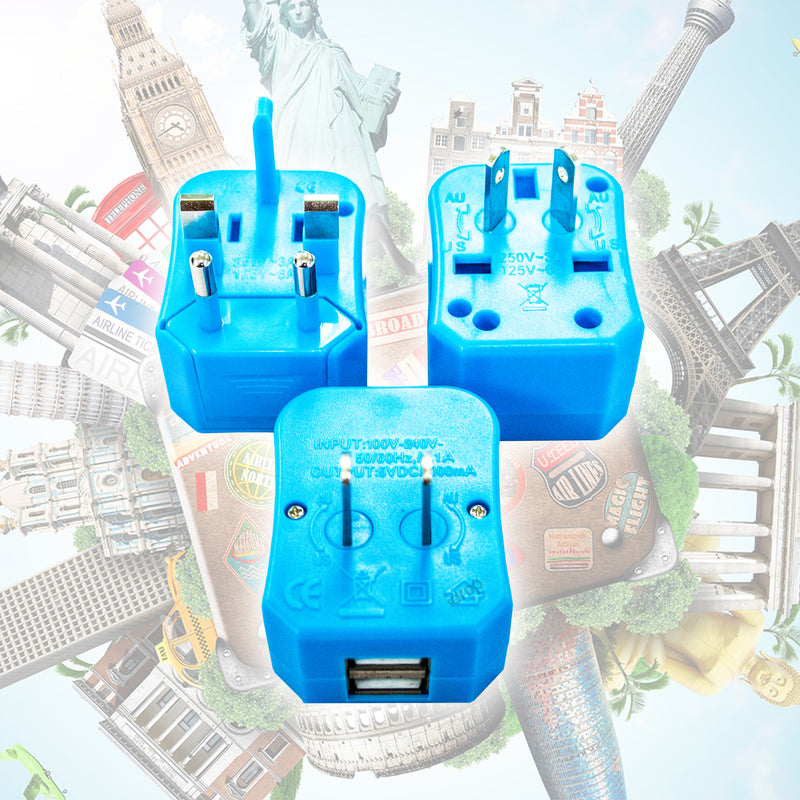 idrop Travel Adapter International Universal Power Converter Adapter Set Power Plug Wall Charger