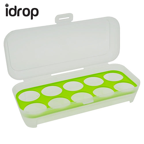 idrop Chicken Eggs Storage Box Organizer (10 Pieces Egg Capacity) [Send by randomly design]