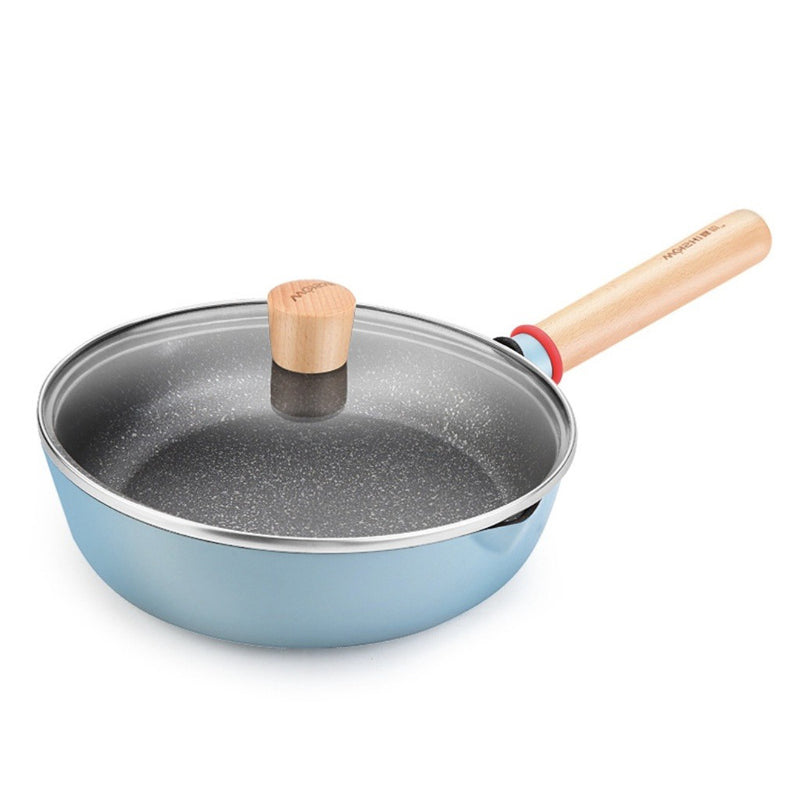 idrop [ 18CM / 24CM / 30CM ] Nonstick Granite Cooking Wok Frypan and Milk Pot / Periuk Kuali Masak Batu Tidak Lekat / 京瓷蓝回飞不粘奶锅单柄不粘炒锅单柄不粘煎锅