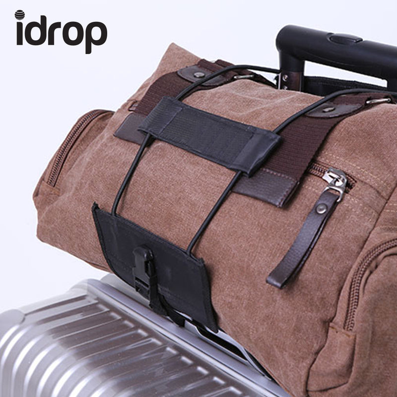 idrop Set of 2 NY-25 Travel Luggage Bag Bungee Suitcase Adjustable Belt Backpack Carrier Strap