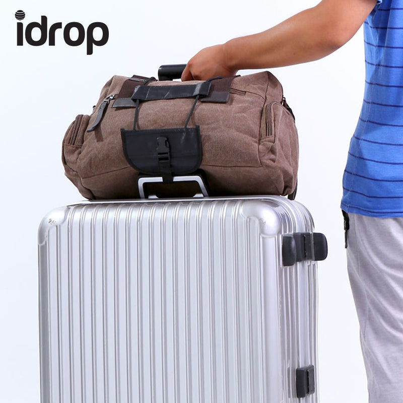 idrop Set of 2 NY-25 Travel Luggage Bag Bungee Suitcase Adjustable Belt Backpack Carrier Strap