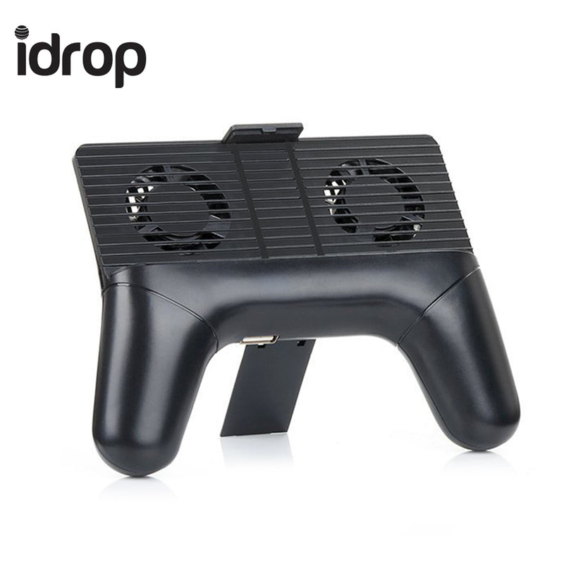idrop 3 in 1 Phone Radiator Mobile Phone Cooling Fan Holder Stand Game Controller