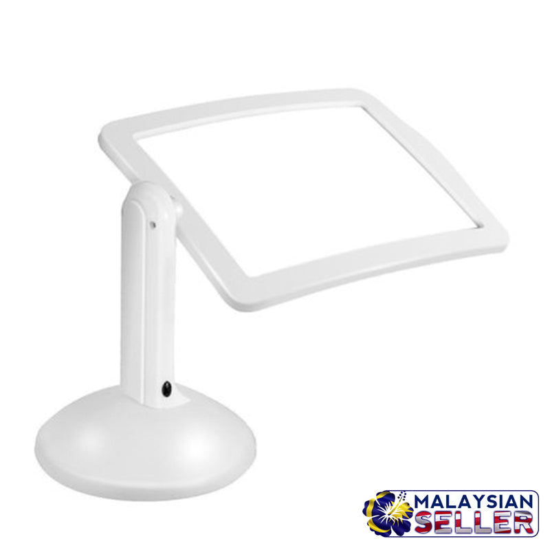 idrop Magnifier Brighter Viewer 180 Degree Rotation LED Light 3X Magnifying Reading