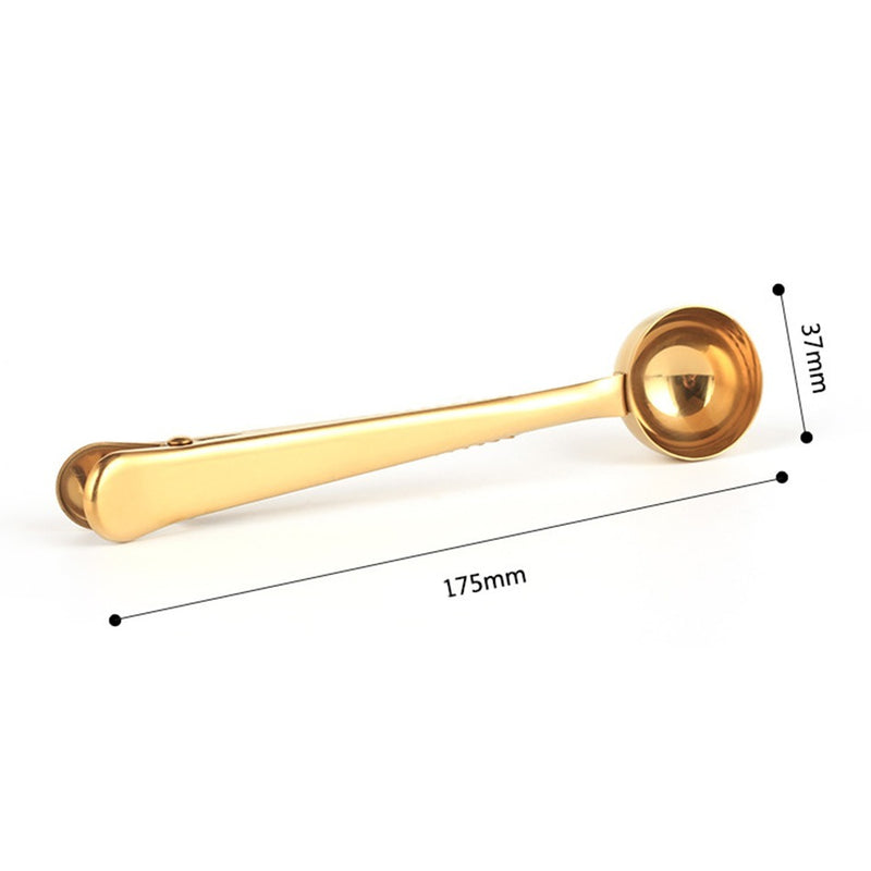 idrop 2 IN 1 Coffee Scoop Spoon & Bag Seal Clipper