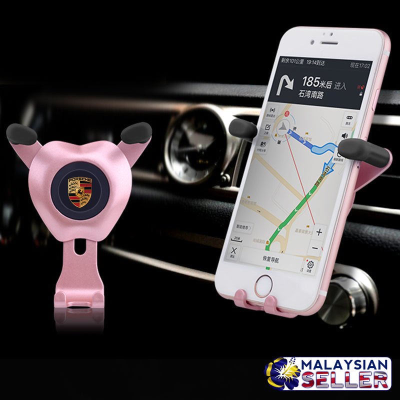 idrop Portable Adjustable Gravity Car Air Vent Mount Holder for Mobile Cell Phone