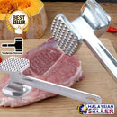 idrop Double Sided Heavy Duty Meat Tenderizer Hammer Tool for Tenderizing Steak Beef Chicken Pork
