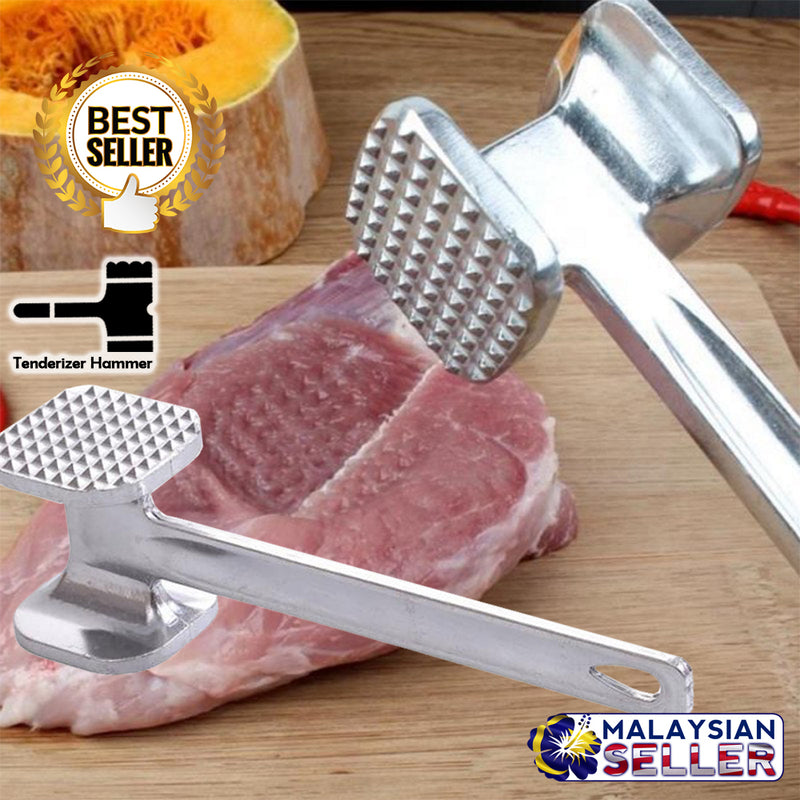 idrop Double Sided Heavy Duty Meat Tenderizer Hammer Tool for Tenderizing Steak Beef Chicken Pork