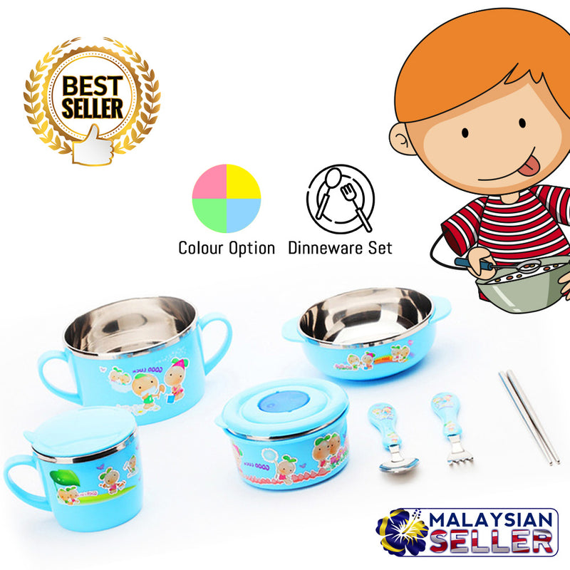 idrop Creative Cute Dinnerware 9pcs / Set for Children Kids