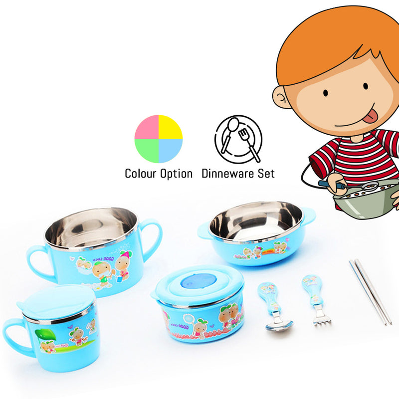 idrop Creative Cute Dinnerware 9pcs / Set for Children Kids