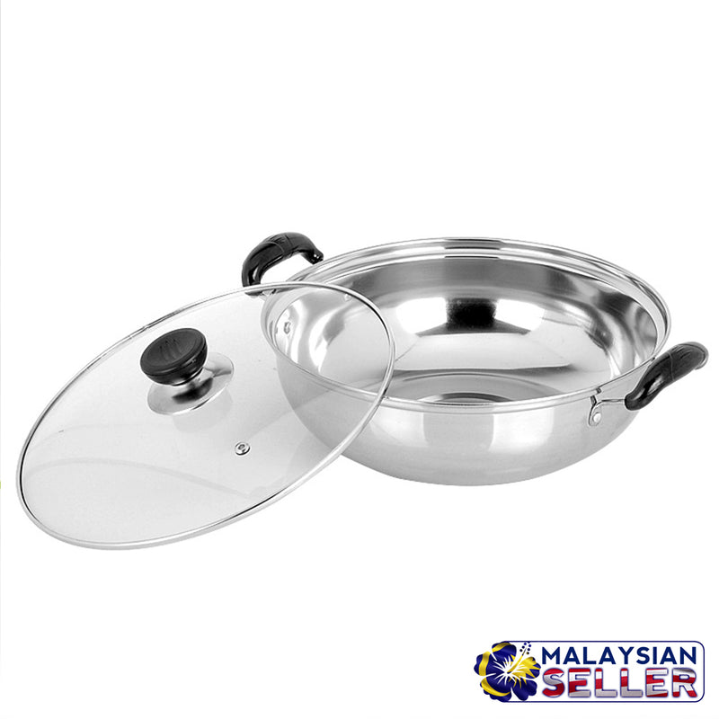 idrop Thickened Stainless Steel Hot Pot Induction Cooker Pot - 32cm
