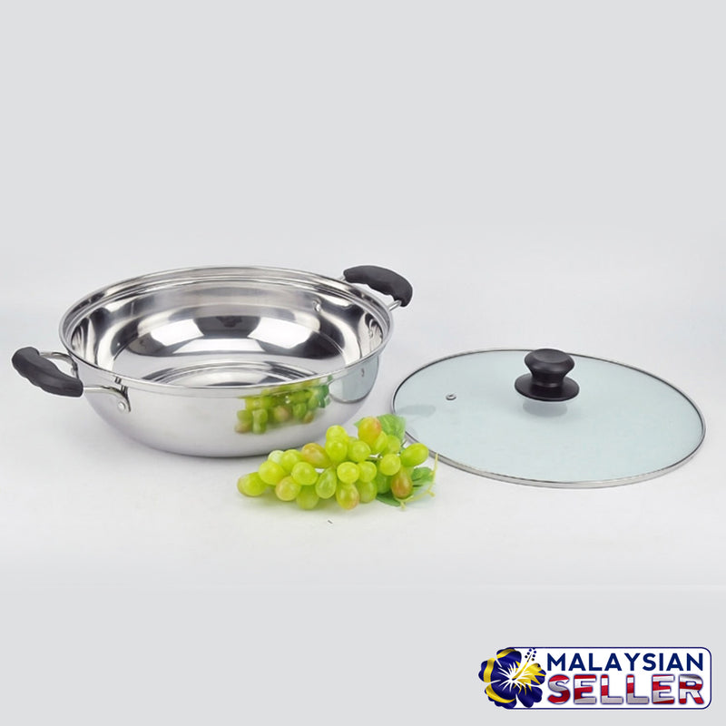 idrop Thickened Stainless Steel Hot Pot Induction Cooker Pot - 32cm