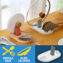 idrop Spatula Rack & Lid Cover Storage Holder