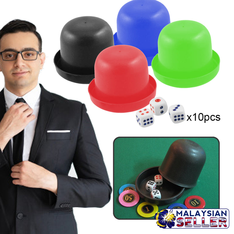idrop Poker Game Dice Shaker & 10 Dices [ SET OF 2 Dice Shaker ]