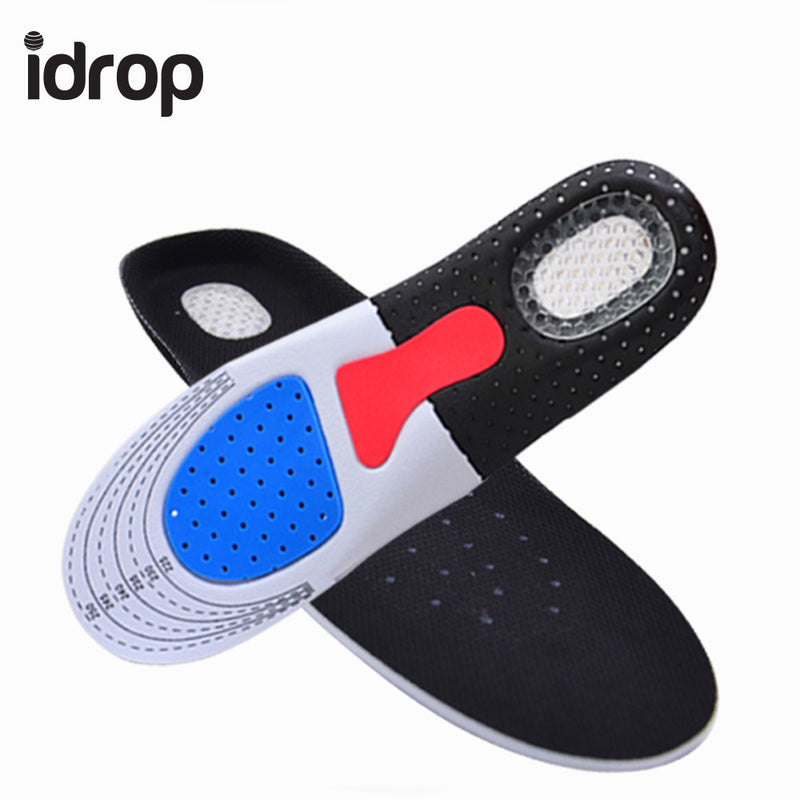 idrop 1 Pair Sports Insole Breathable Comfort - heel pain, plantar fasciitis, knee, and back pain - Superb quality