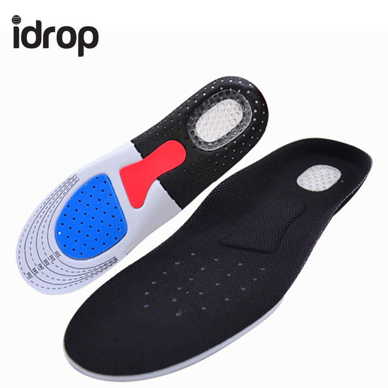 idrop 1 Pair Sports Insole Breathable Comfort - heel pain, plantar fasciitis, knee, and back pain - Superb quality