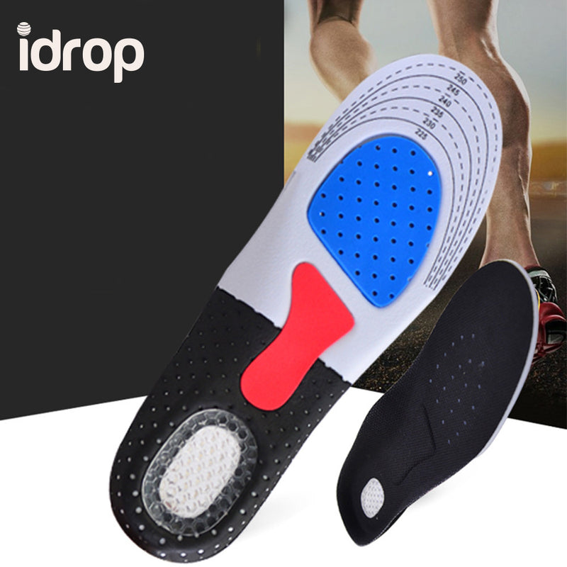idrop 1 Pair Sports Insole Breathable Comfort - heel pain, plantar fasciitis, knee, and back pain - Superb quality