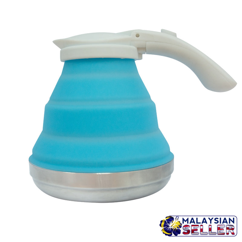 idrop 1.7L Silicon Kettle Can be Folded Stainless Steel Base