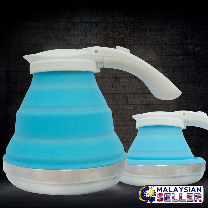 idrop 1.7L Silicon Kettle Can be Folded Stainless Steel Base