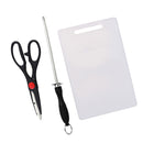 idrop [ 7PCS ] Kitchen Cooking Knives Set With Chopping Board / Set Pisau Dapur Memasak Dengan Papan Pemotong / 带砧板的厨房烹饪刀