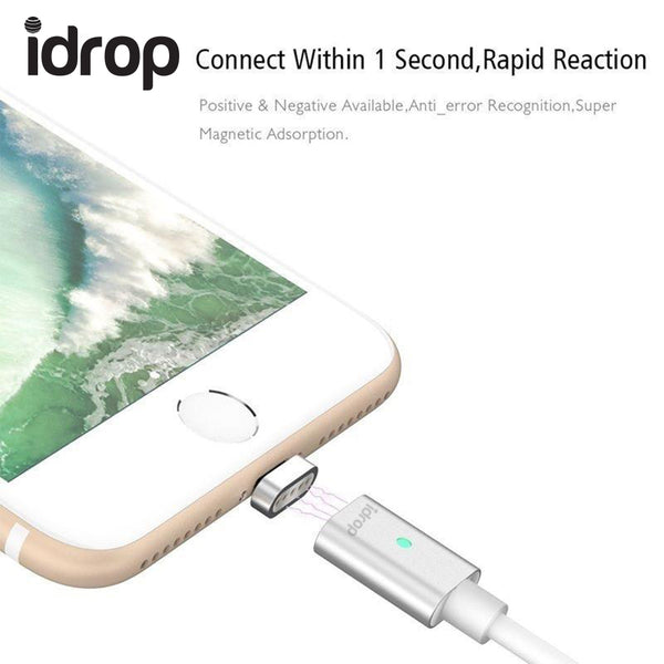 idrop 2017 Magnetic Charger Cable Data Sync for Android iOS Type C