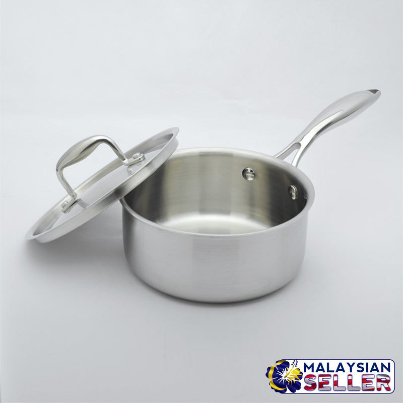 idrop Multifunction Stainless Steel Milk Cooker Pot with Lid [18cm / 20cm]