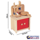 idrop Kids Children Classic Mini Wooden Kitchen Toy [BR-36006]