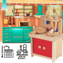 idrop Kids Children Classic Mini Wooden Kitchen Toy [BR-36006]