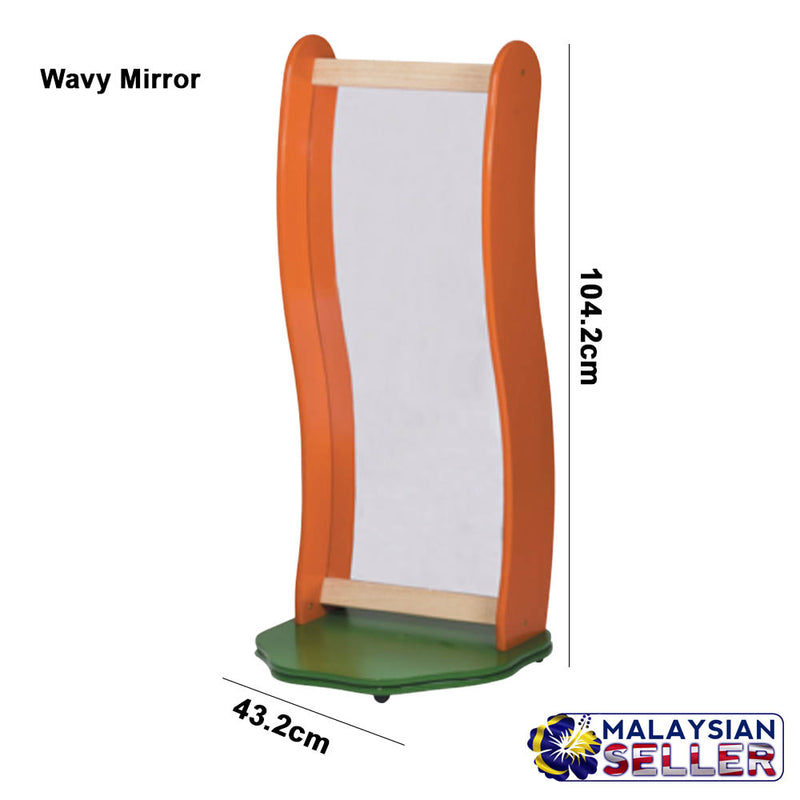 idrop Special Convex & Concave or Wavy Full Body Floor Mirror for kids Children
