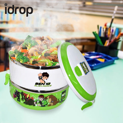 idrop 2 Layer Creative Design Cartoon Theme Style Lunch Box [Send by randomly design]