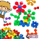 idrop Kids Children Toys - Sunflower Star Interlocking Building Colorful Toy Piece